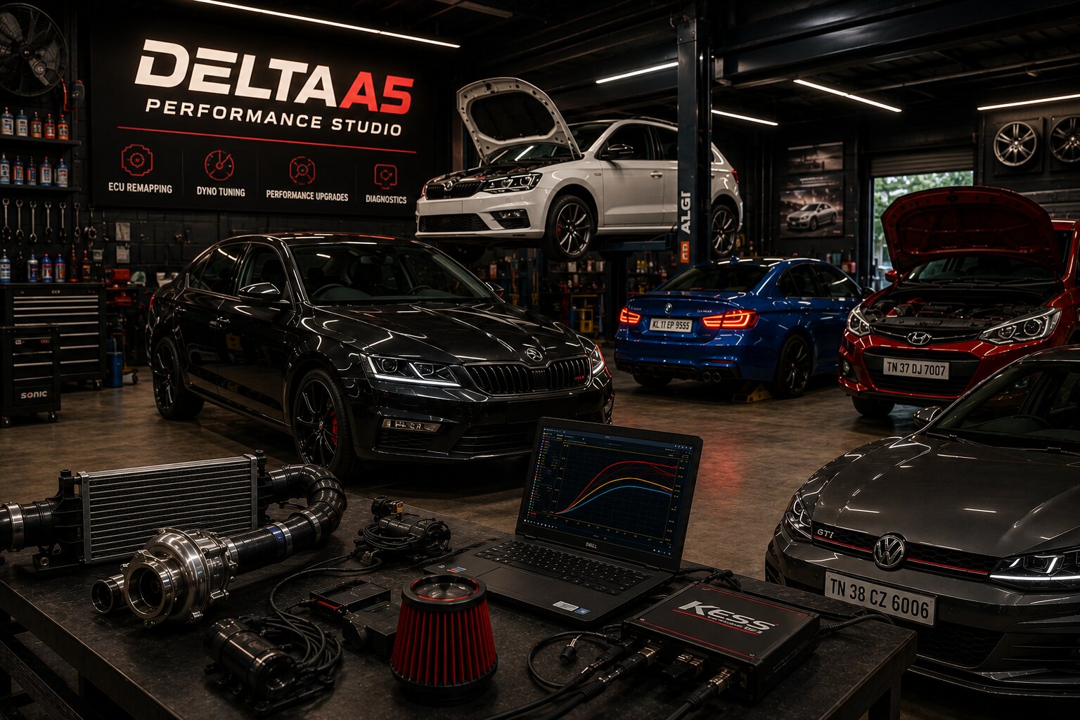 Inside the DELTAA5 Performance Studio
